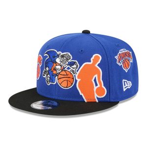 New York Knicks NBA Hardwood Classic ASG Blue 9FIFTY Snapback Adjustable Cap-kentox