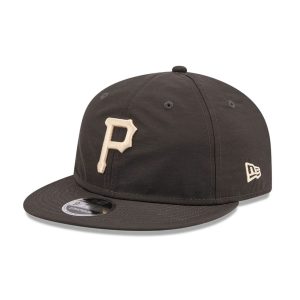 Pittsburgh Pirates MLB Nylon Black Retro Crown 9FIFTY Adjustable Cap-kentox