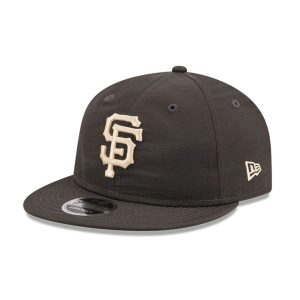 San Francisco Giants MLB Nylon Black Retro Crown 9FIFTY Adjustable Cap-kentox