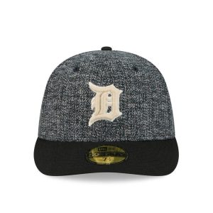 LA Dodgers MLB Tweedy Cotton Black 59FIFTY Fitted Cap-kentox