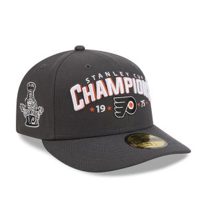 Philadelphia Flyers NHL Stanley Cup Champions Dark Grey 59FIFTY Fitted Cap-kentox