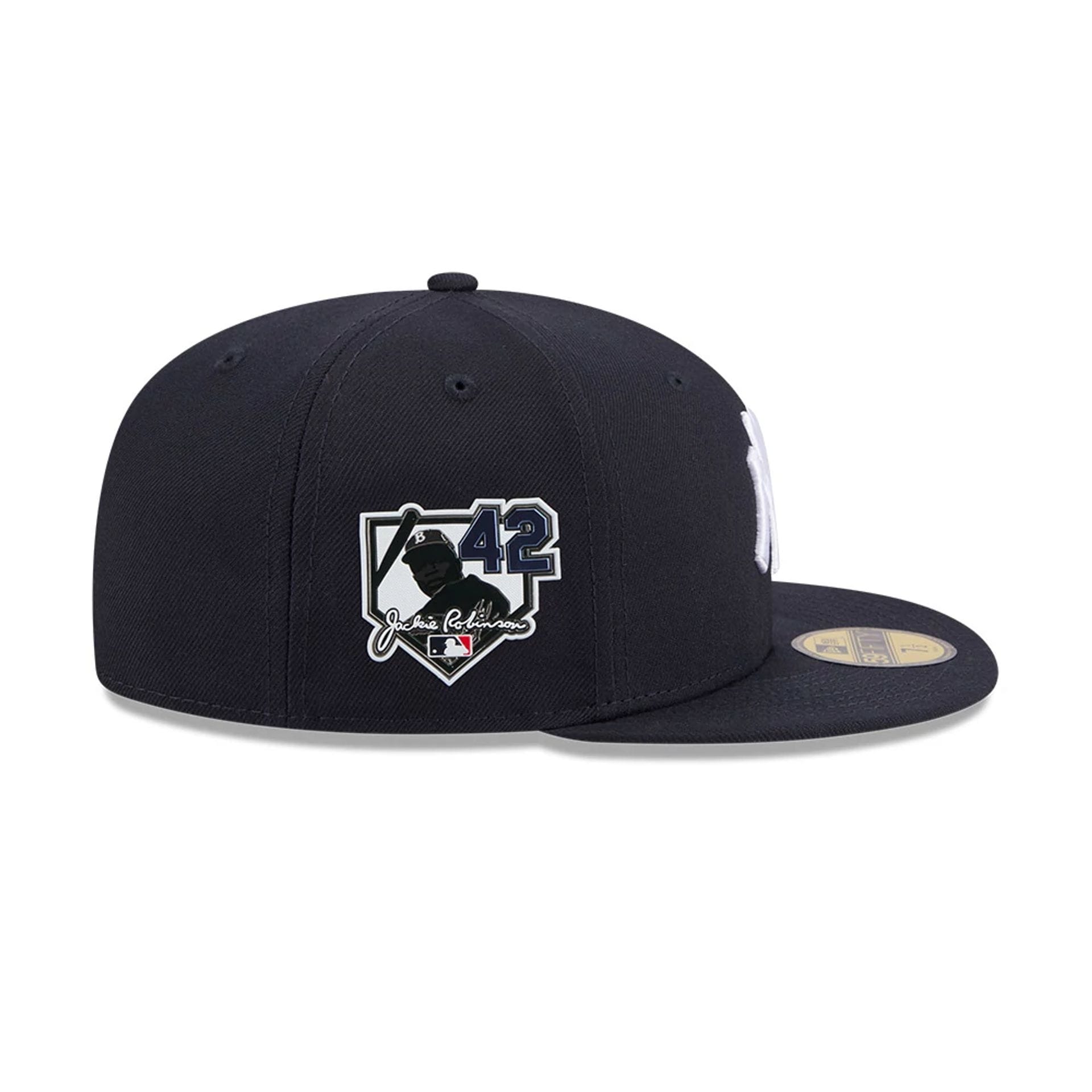 New York Yankees MLB Jackie Robinson Navy 59FIFTY Fitted Cap-kentox - Image 4