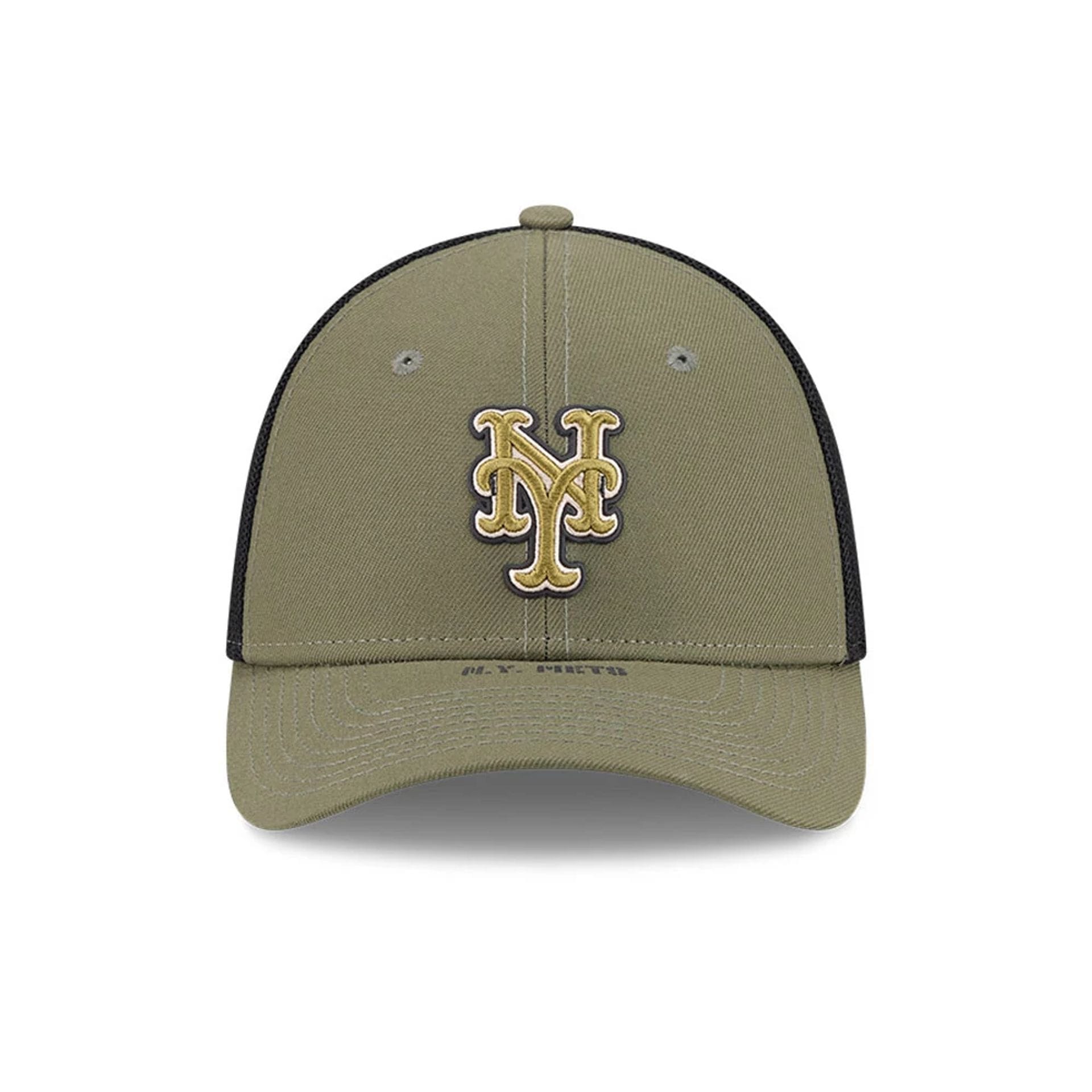 Mets MLB Armed Forces Day 2026 Green 39THIRTY M-Crown Stretch Fit Cap-kentox - Image 2