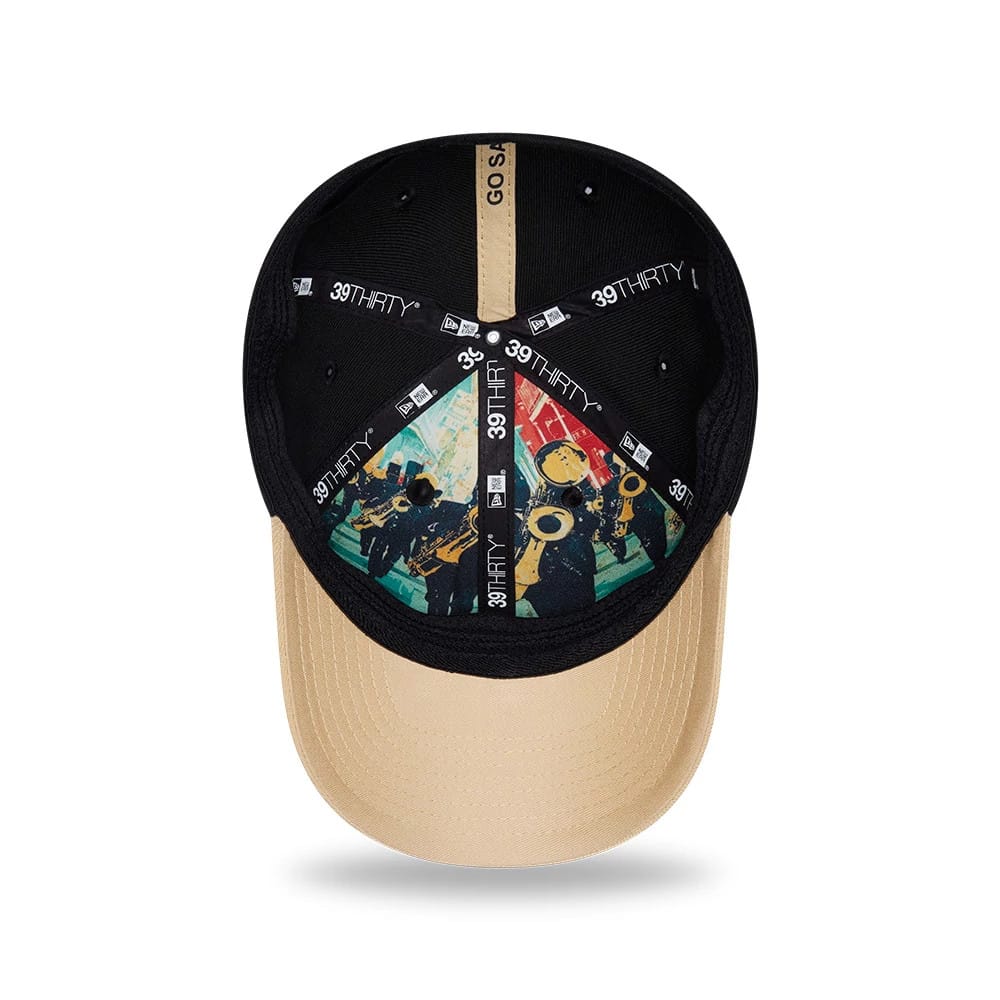 New Orleans Saints NFL Draft 2026 Black 39THIRTY M-Crown Stretch Fit Cap-kentox - Image 2