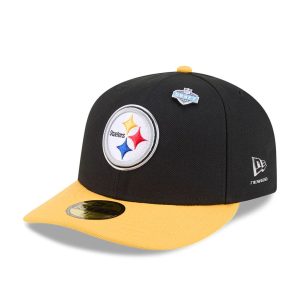 Pittsburgh Steelers NFL Draft 2026 Black 59FIFTY Fitted Cap-kentox