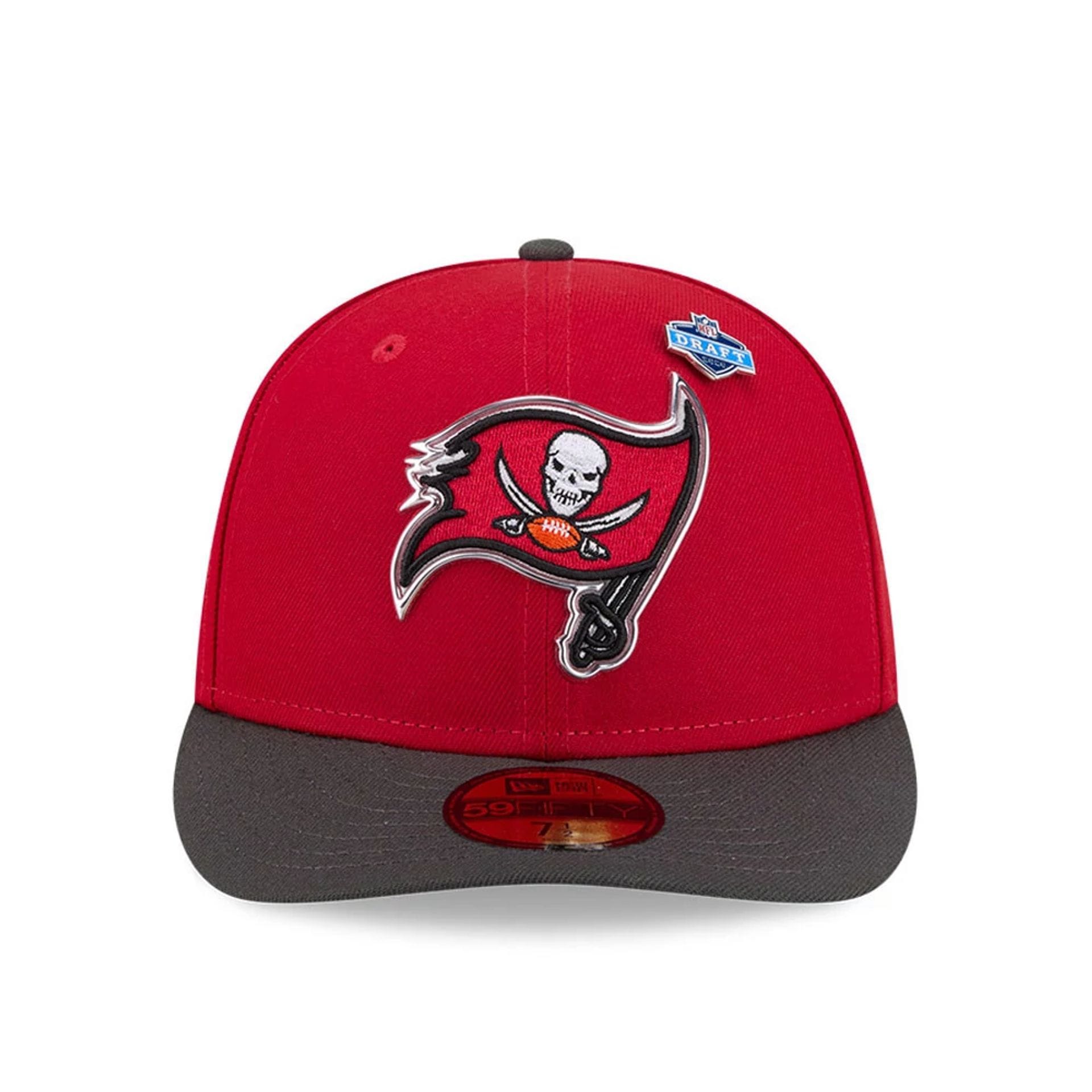 Tampa Bay Buccaneers NFL Draft 2026 Red 59FIFTY Fitted Cap-kentox - Image 3