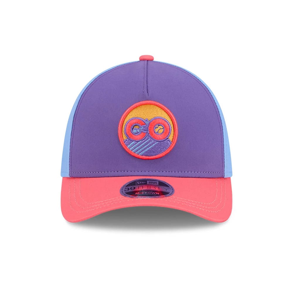Rockies MLB City Connect Purple 39THIRTY M-Crown A-Frame Stretch Fit Cap-kentox - Image 3