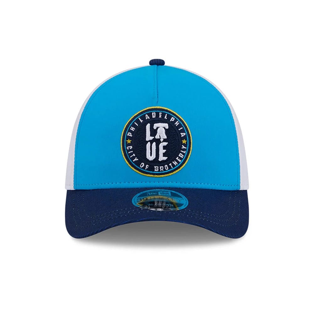Phillies MLB City Connect Blue 39THIRTY M-Crown A-Frame Stretch Fit Cap-kentox - Image 3