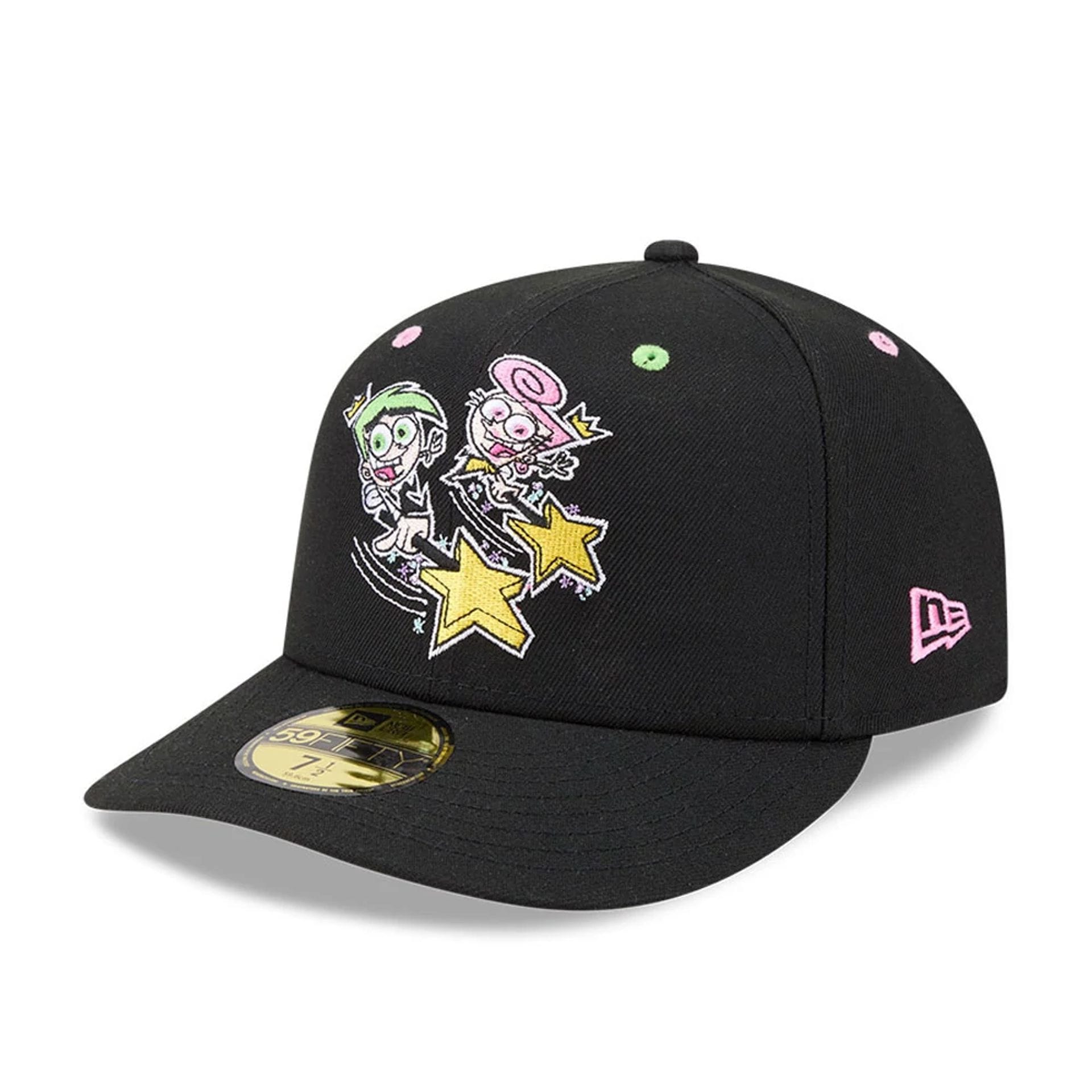 Nickelodeon Fairly Oddparents Black 59FIFTY Fitted Cap-kentox - Image 4