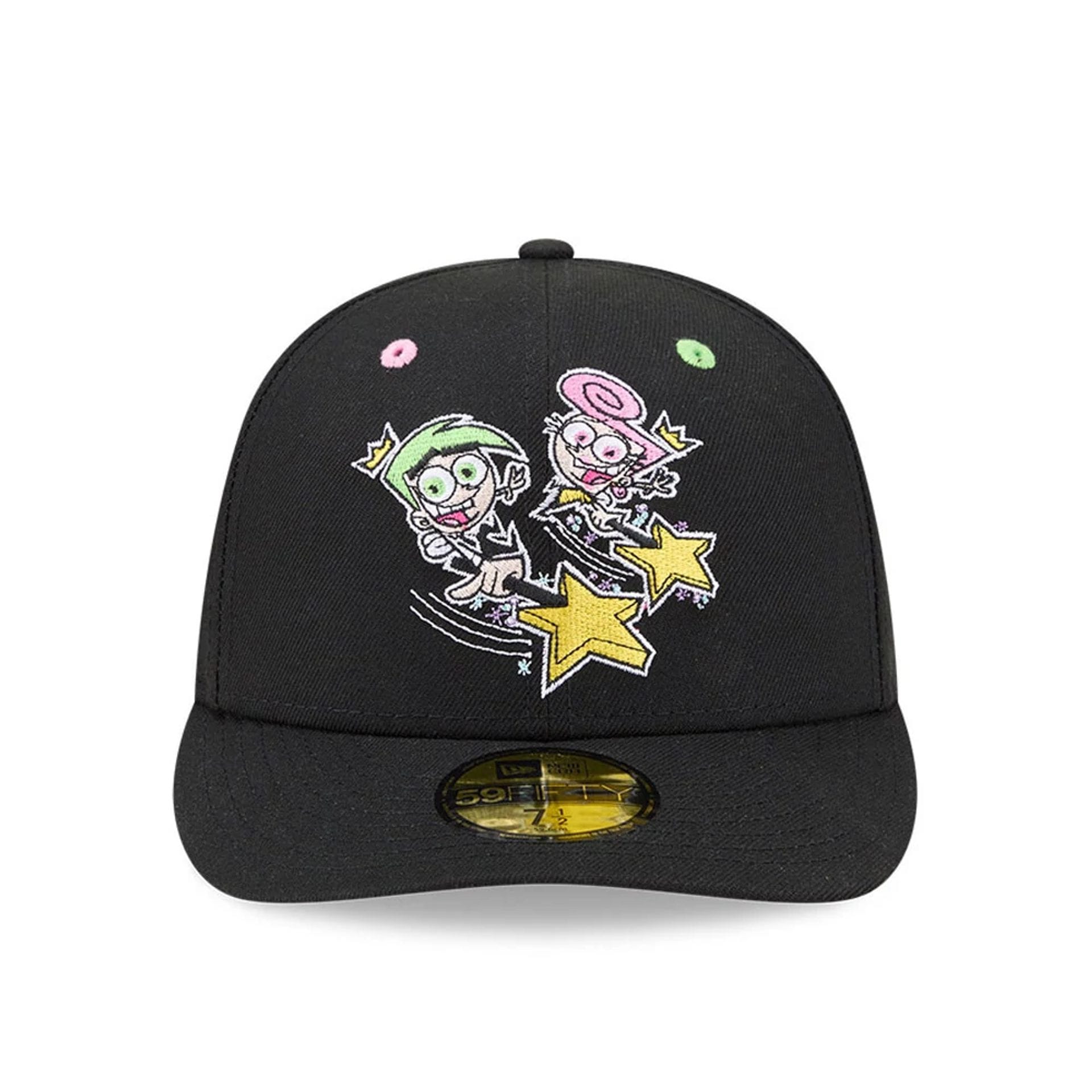 Nickelodeon Fairly Oddparents Black 59FIFTY Fitted Cap-kentox - Image 3