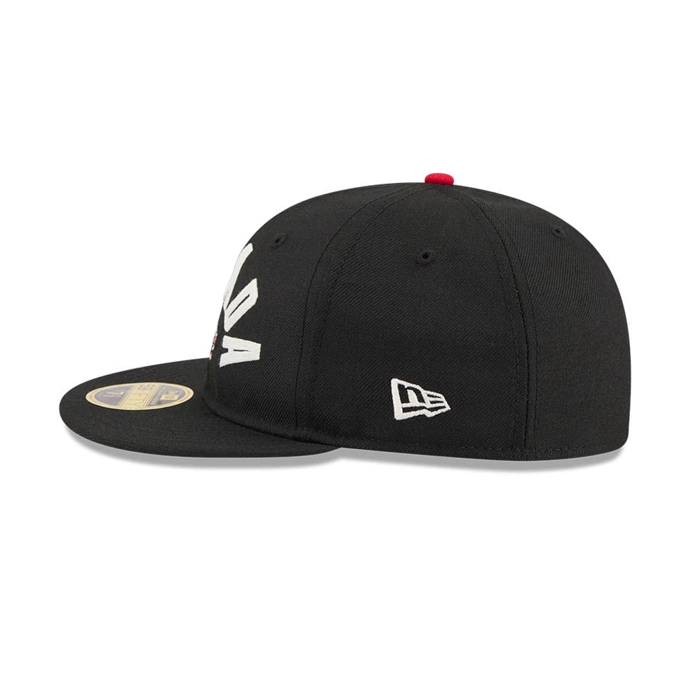 WBC Canada Classical Script Black Retro Crown 59FIFTY Fitted Cap-kentox - Image 6