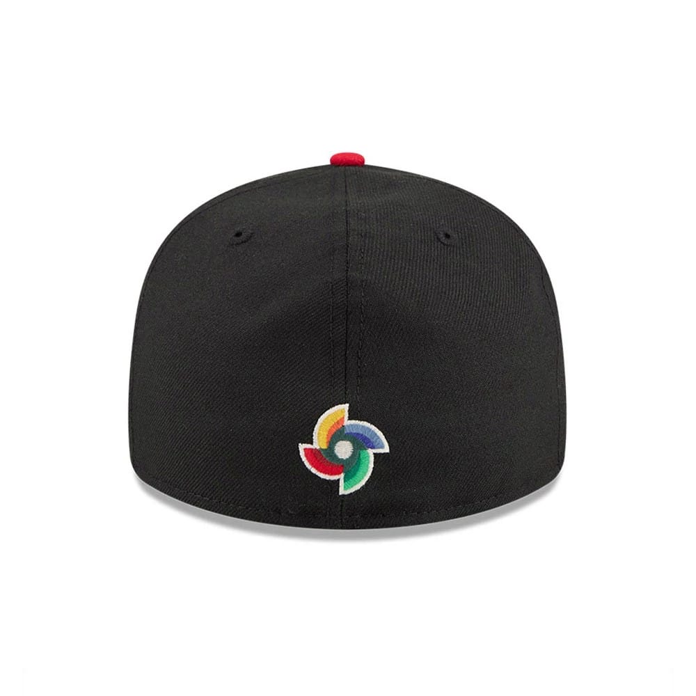 WBC Canada Classical Script Black Retro Crown 59FIFTY Fitted Cap-kentox - Image 7