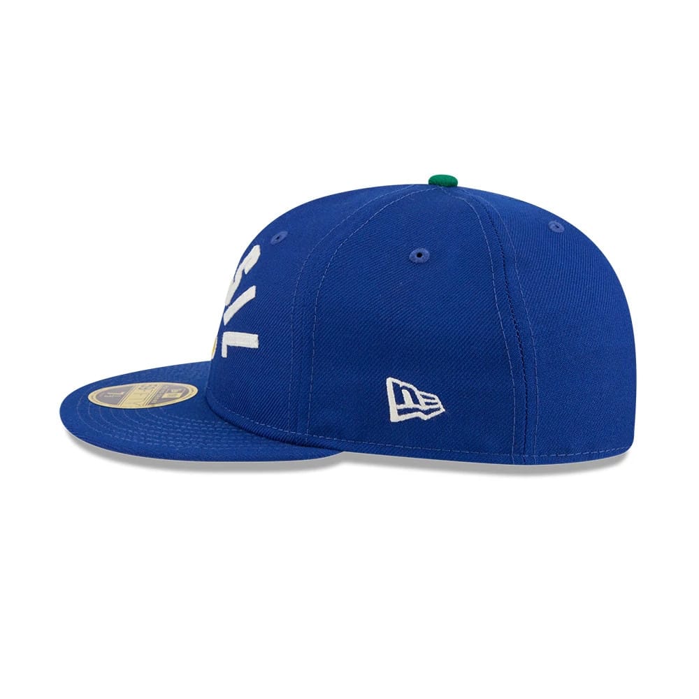 WBC Brazil Classical Script Blue Retro Crown 59FIFTY Fitted Cap-kentox - Image 6