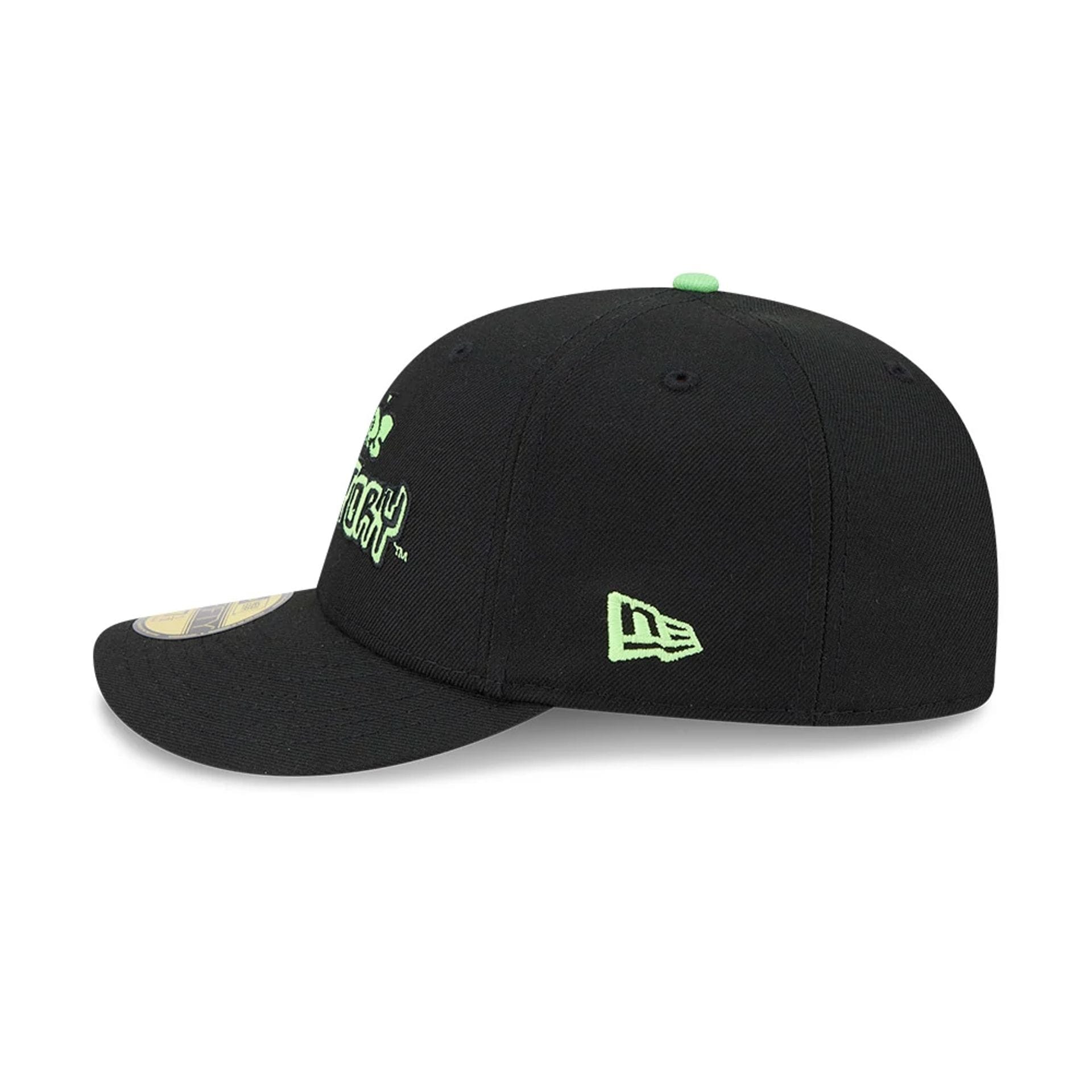 Warner Bros Logo Dexter's Laboratory Black 59FIFTY Fitted Cap-kentox - Image 6