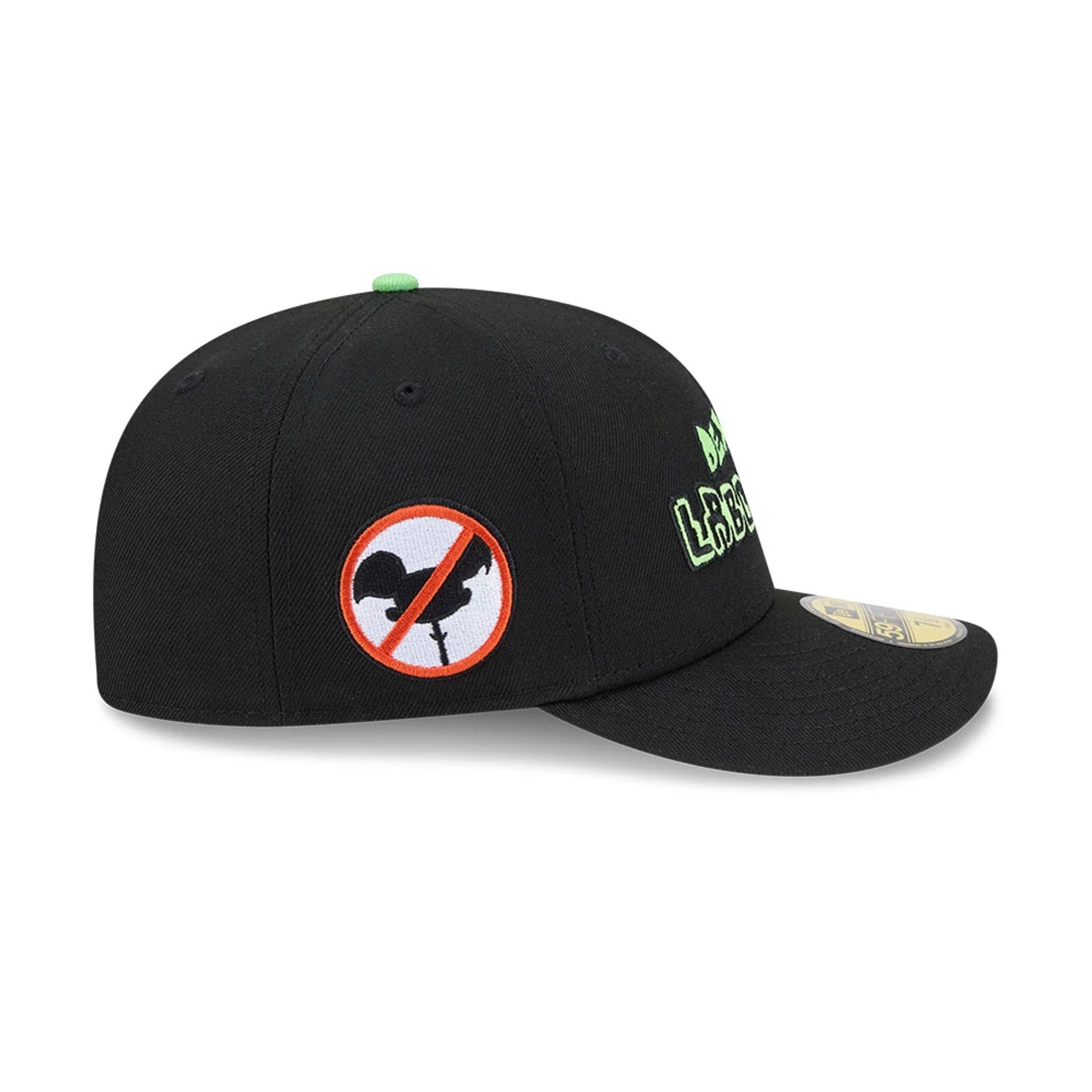 Warner Bros Logo Dexter's Laboratory Black 59FIFTY Fitted Cap-kentox - Image 5