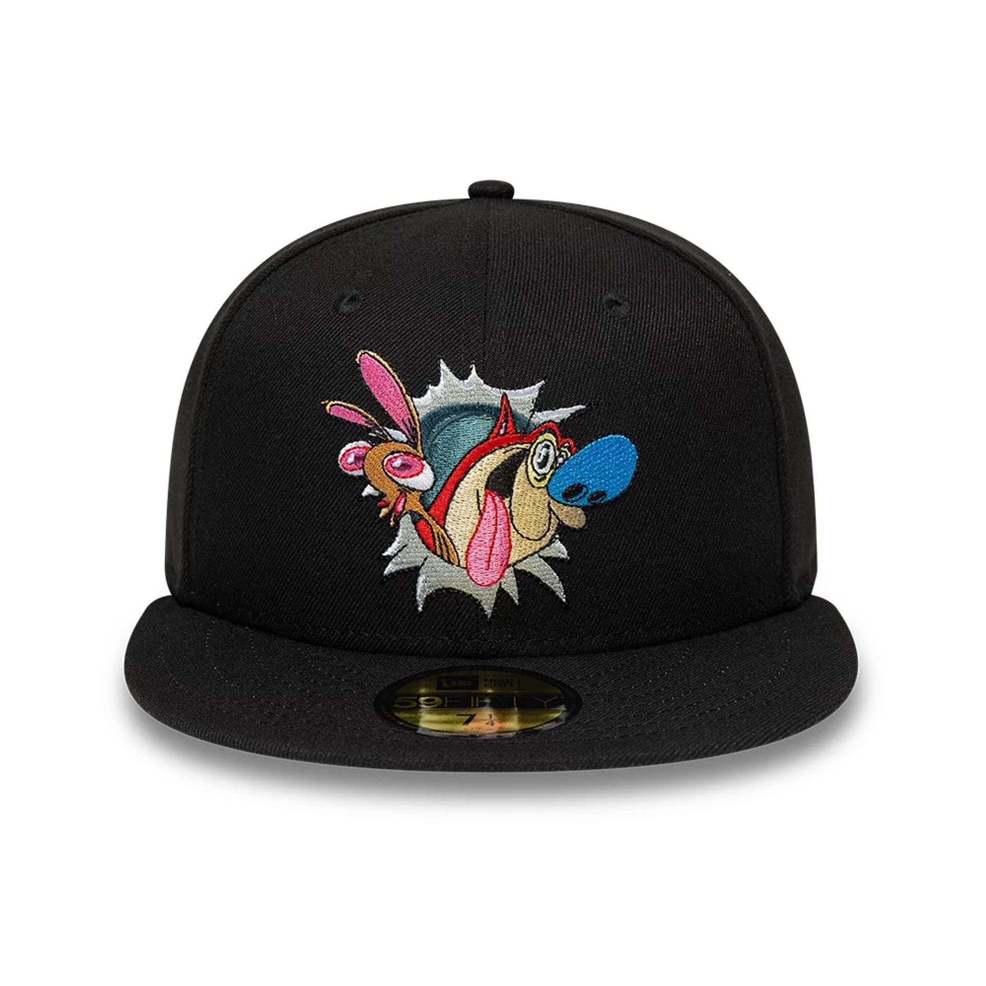 Ren & Stimpy Character Graphic Black 59FIFTY Fitted Cap-kentox - Image 2