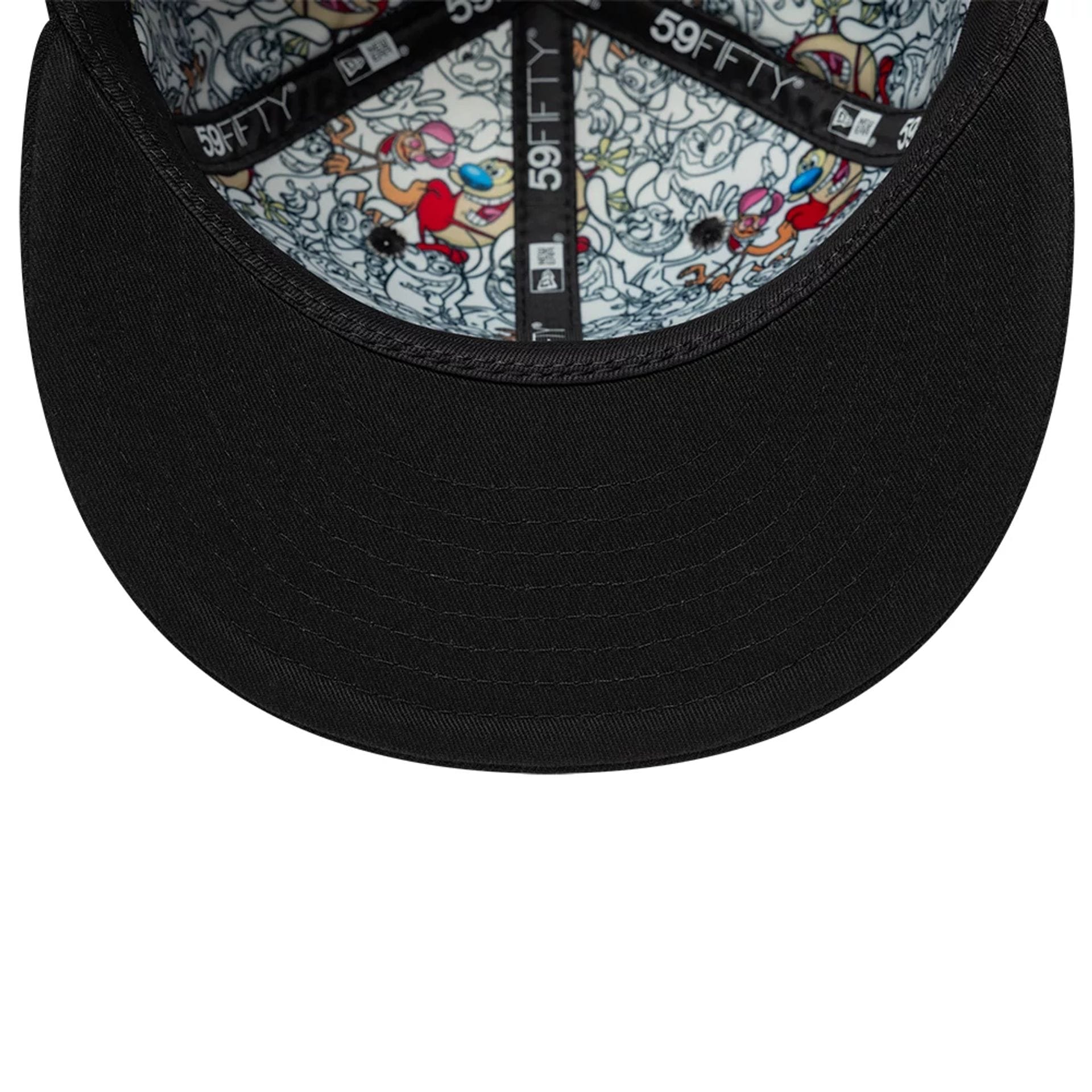 Ren & Stimpy Character Graphic Black 59FIFTY Fitted Cap-kentox - Image 7