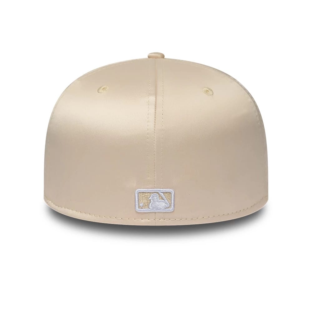 LA Dodgers MLB Satin Cream 59FIFTY Fitted Cap-kentox - Image 4