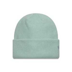 New Era Mohair Pastel Blue Wide Cuff Knit Beanie Hat-kentox