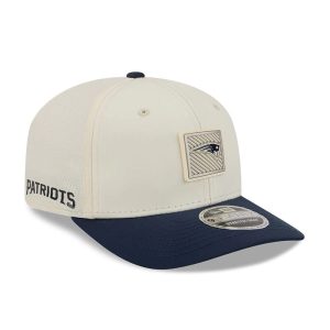 Patriots NFL Training 2026 White 9SEVENTY Stretch Snap Adjustable Cap-kentox