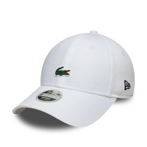 Womens Lacoste X New Era White 9FORTY Adjustable Cap-kentox