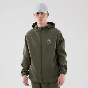 New York Yankees MLB Core Plus Green Full Zip Hoodie-kentox