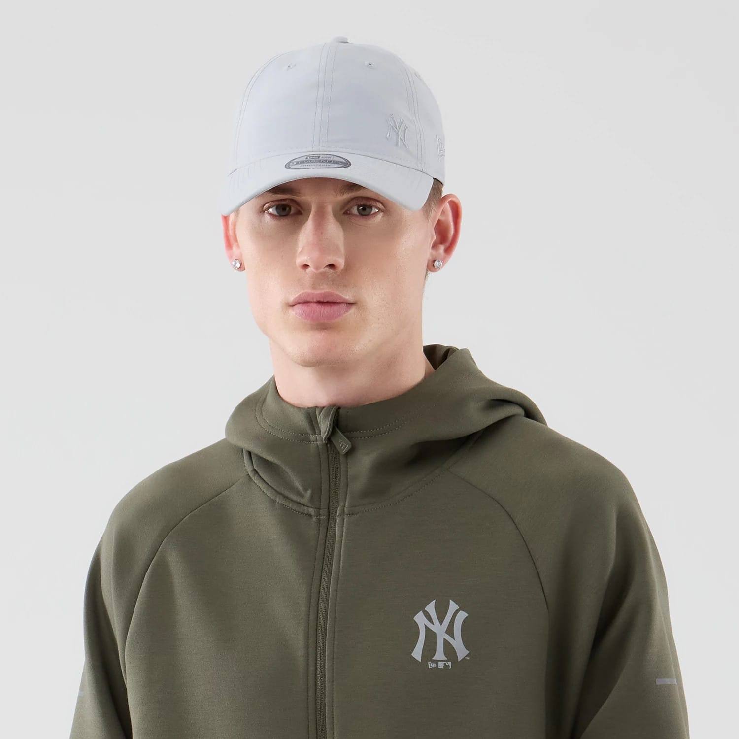 New York Yankees MLB Core Plus Green Full Zip Hoodie-kentox - Image 6