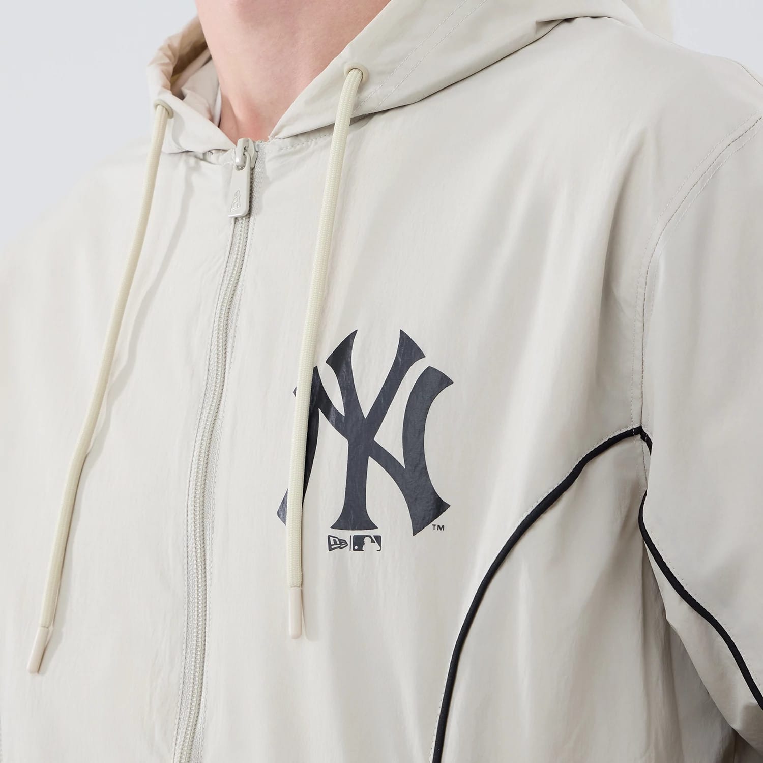 New York Yankees MLB Piping Cream Jacket-kentox - Image 2