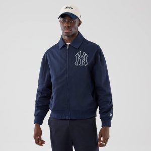 New York Yankees MLB Collared Navy Jacket-kentox