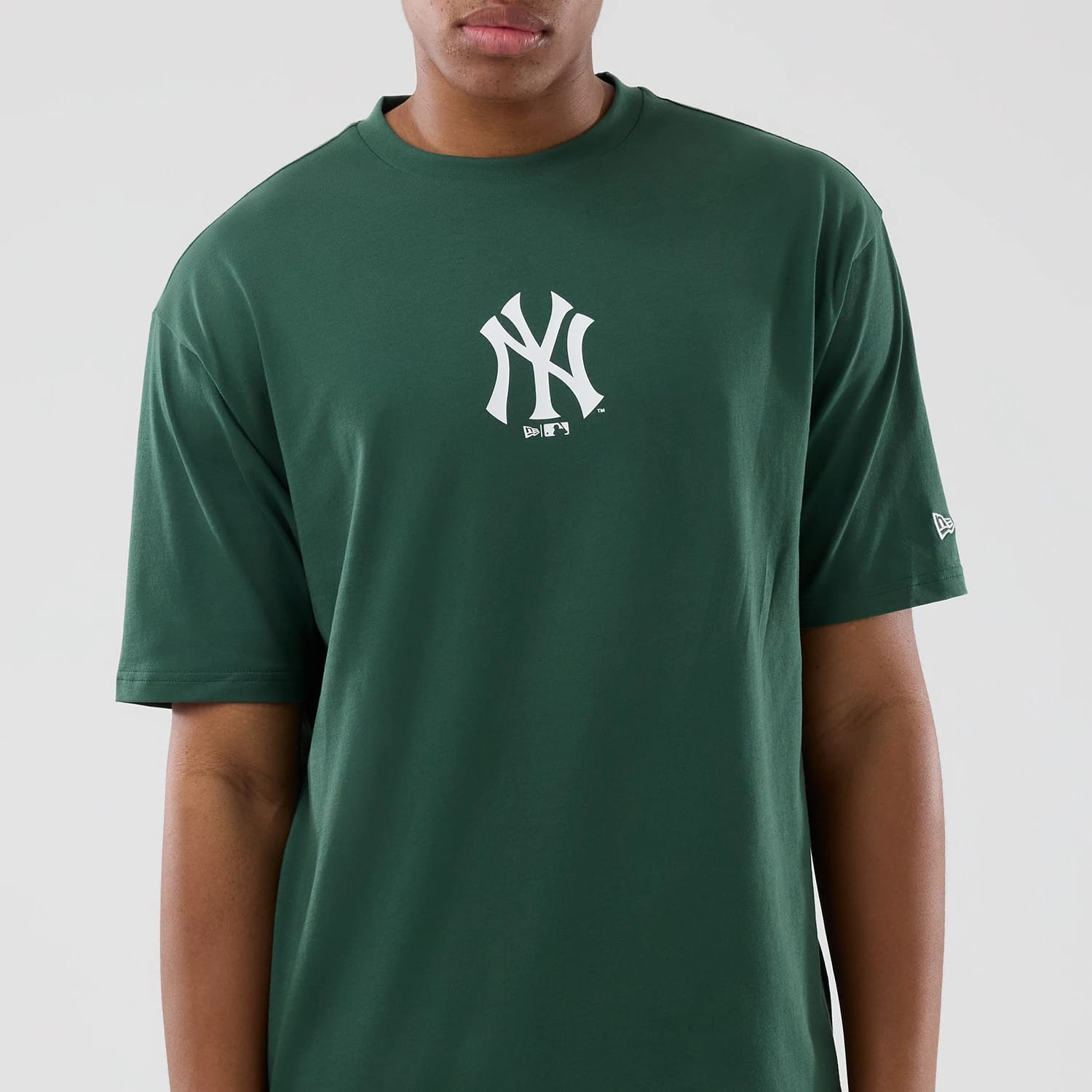 New York Yankees MLB Food Graphic Dark Green Oversized T-Shirt-kentox - Image 3
