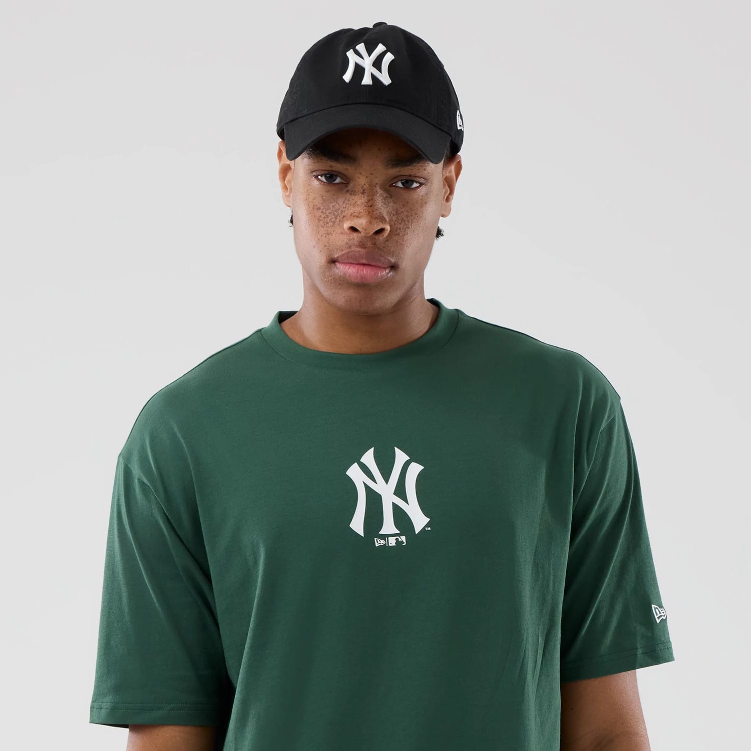 New York Yankees MLB Food Graphic Dark Green Oversized T-Shirt-kentox - Image 6