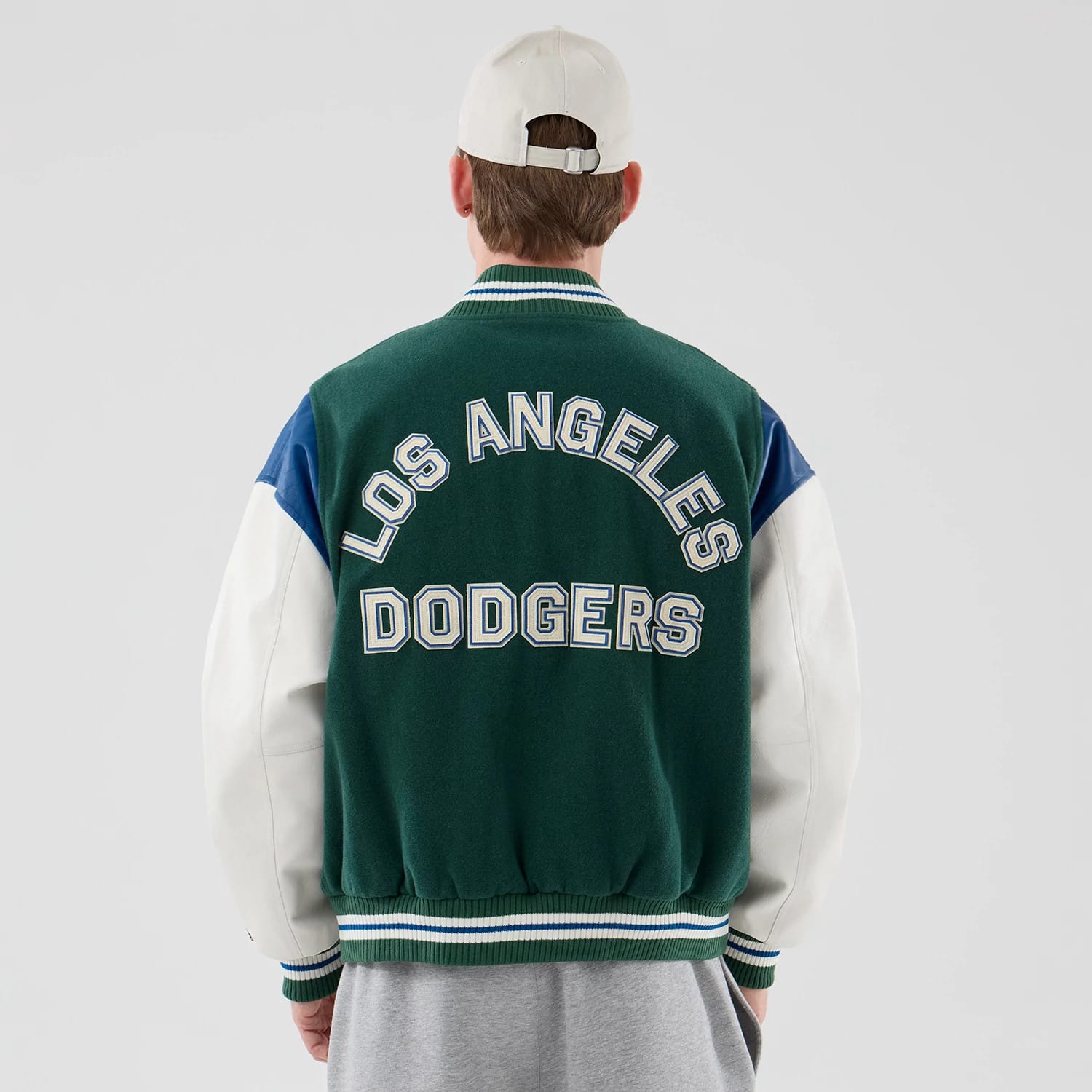 LA Dodgers MLB Varsity Dark Green Jacket-kentox - Image 2