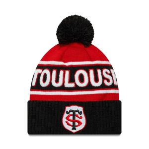 Stade Toulousain Sport Red Cuff Knit Beanie Hat-kentox