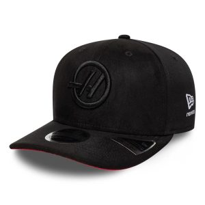 TGR Haas F1 Team Suede Black 9SEVENTY Stretch Snap Adjustable Cap-kentox