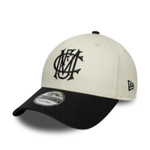 Manchester United FC Monogram Cream & Black 9FORTY Adjustable Cap-kentox
