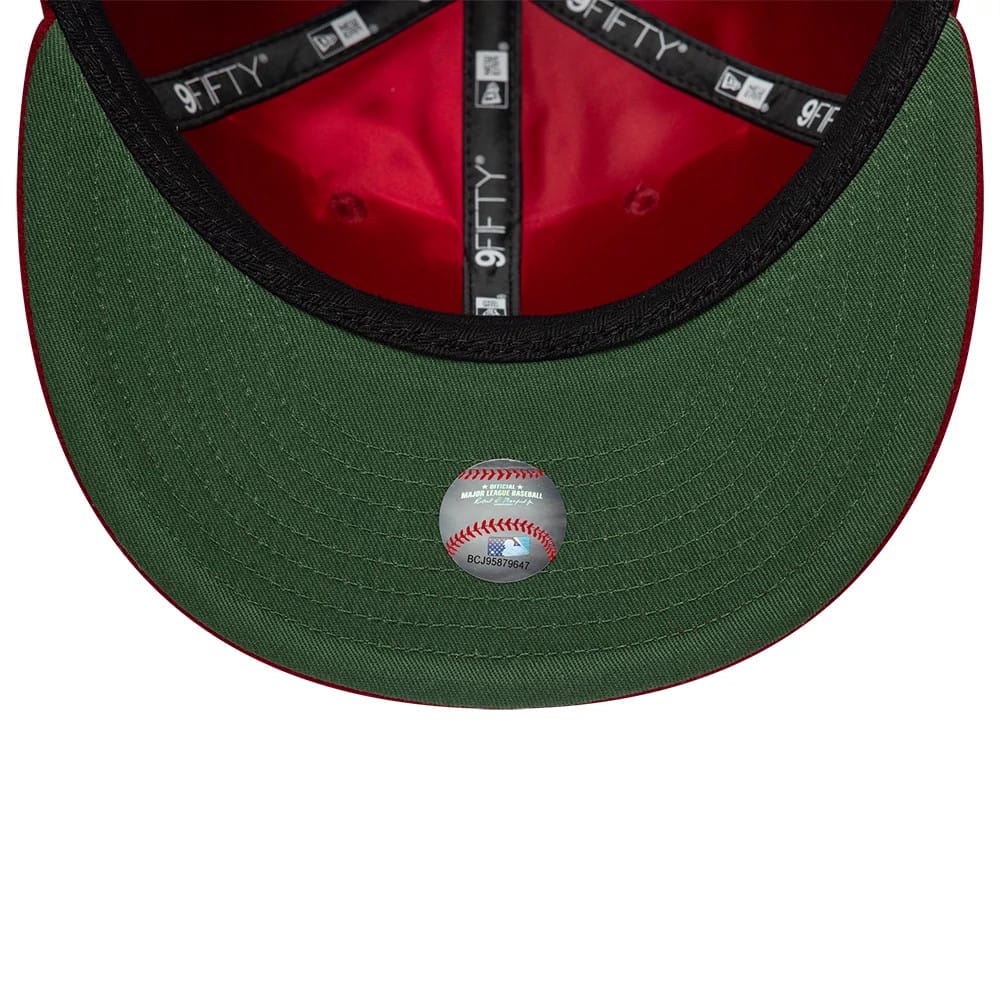 Phillies MLB Heritage Dark Red Retro Crown 9FIFTY Adjustable Cap-kentox - Image 2
