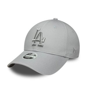 LA Dodgers Womens MLB Metallic Grey 9FORTY Adjustable Cap-kentox