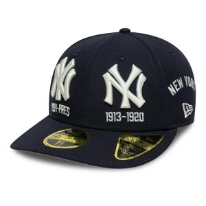 New York Yankees MLB Historic Navy Low Profile 59FIFTY Fitted Cap-kentox