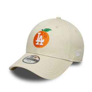 Youth LA Dodgers MLB Fruit Icon Cream 9FORTY Adjustable Cap-kentox
