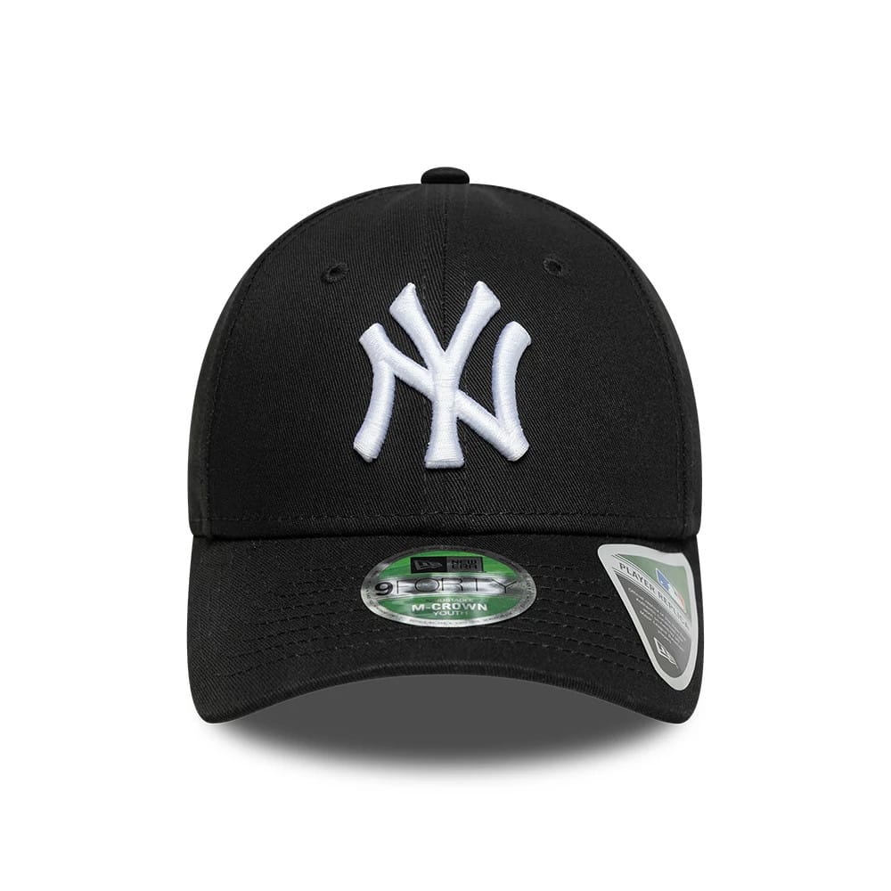 Youth New York Yankees MLB Black 9FORTY M-Crown Adjustable Cap-kentox - Image 2