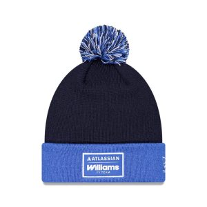 Williams Essential Navy Bobble Knit Beanie Hat-kentox
