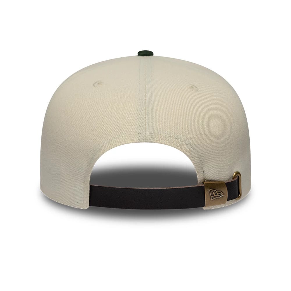 New York Yankees MLB Suede Visor Cream 9FIFTY A-Frame Adjustable Cap-kentox - Image 2