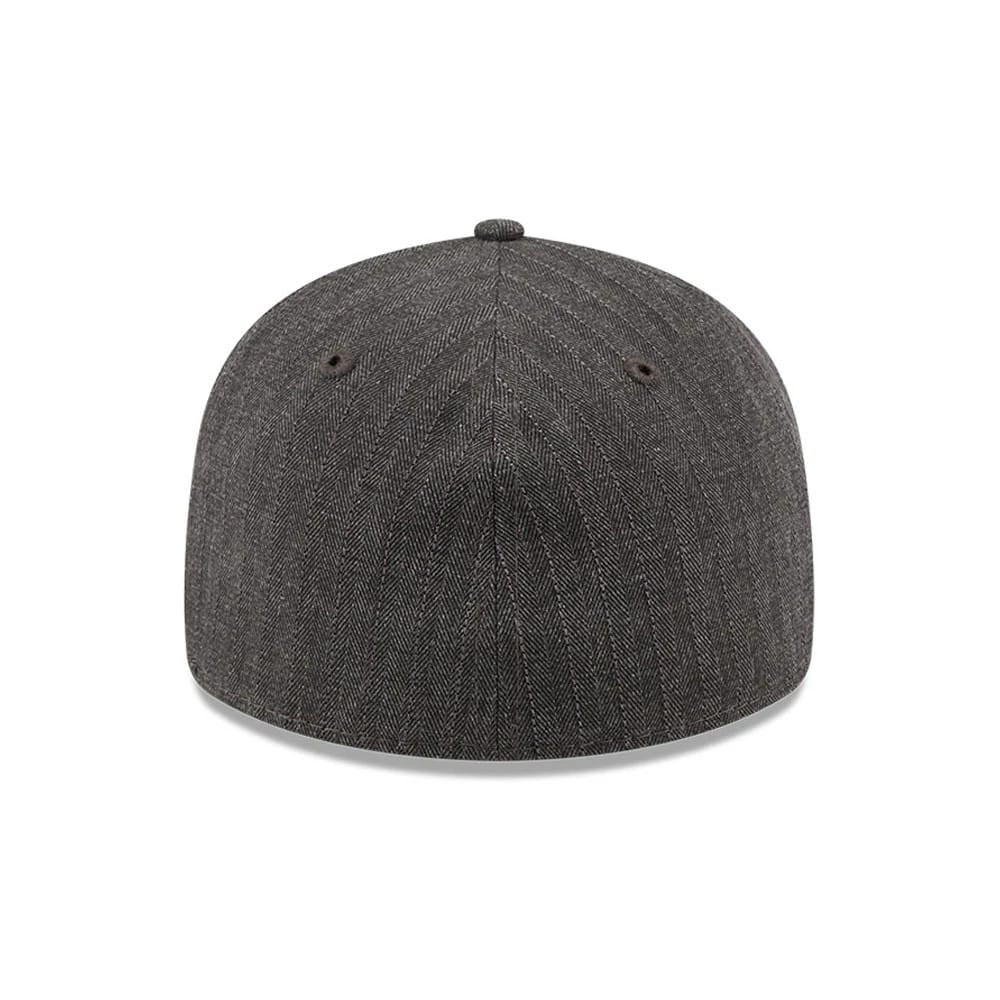 New Era Herringbone Charcoal Retro Crown 59FIFTY Fitted Cap-kentox - Image 7