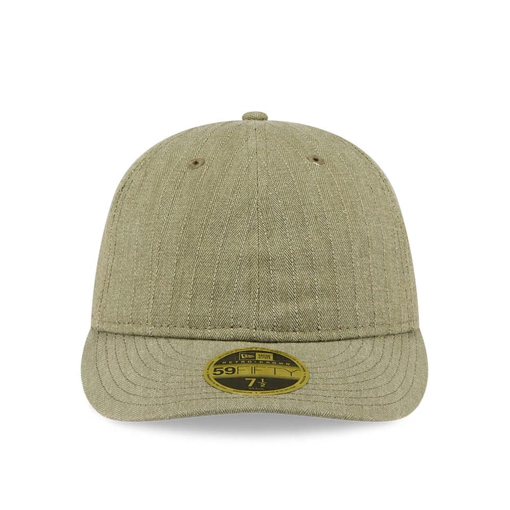 New Era Herringbone Green Retro Crown 59FIFTY Fitted Cap-kentox - Image 3