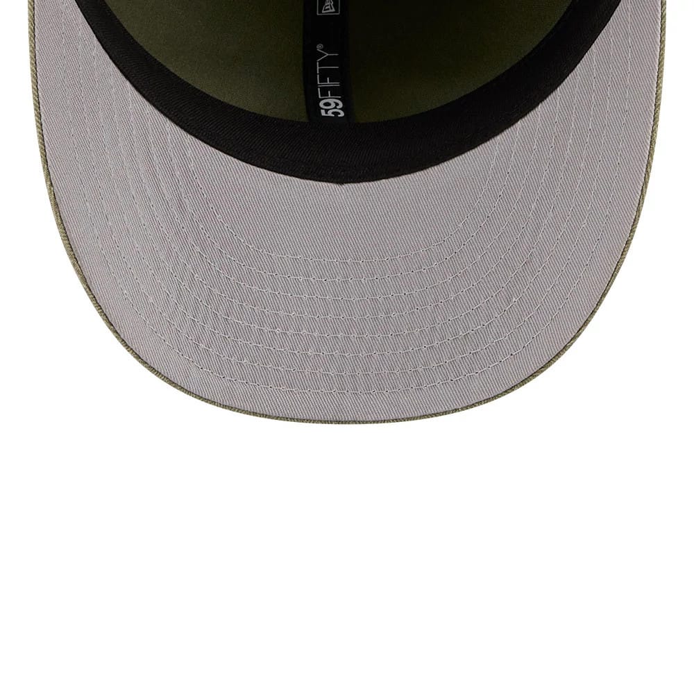 New Era Herringbone Green Retro Crown 59FIFTY Fitted Cap-kentox - Image 2