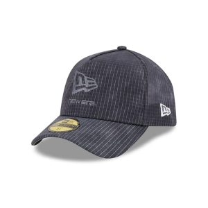 New Era Check Dark Grey 59FORTY A-Frame Fitted Cap-kentox