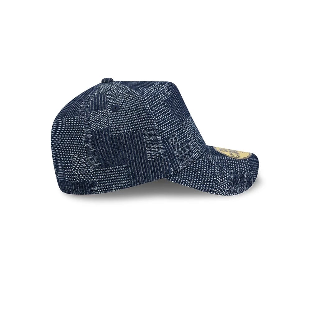 New Era Patchwork Denim Navy 59FORTY A-Frame Fitted Cap-kentox - Image 7