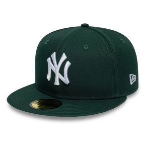 New York Yankees MLB League Essential Dark Green 59FIFTY Fitted Cap-kentox