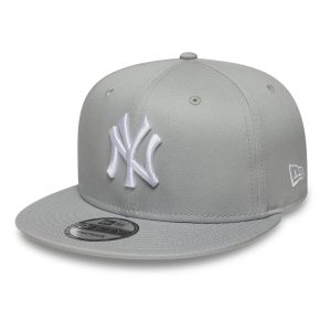 New York Yankees MLB League Essential Grey 9FIFTY Snapback Adjustable Cap-kentox
