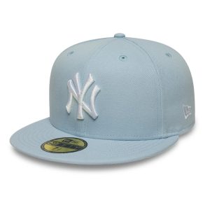 New York Yankees MLB League Essential Pastel Blue 59FIFTY Fitted Cap-kentox